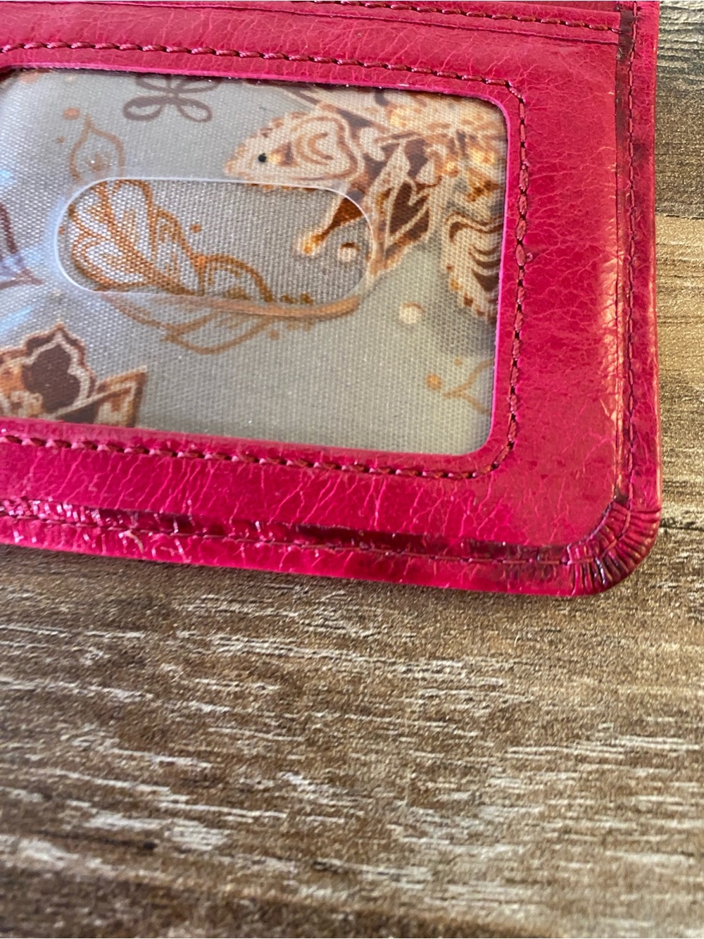 HOBO Leather Wallet Clutch - Fuchsia Pink - Picture 6 of 15